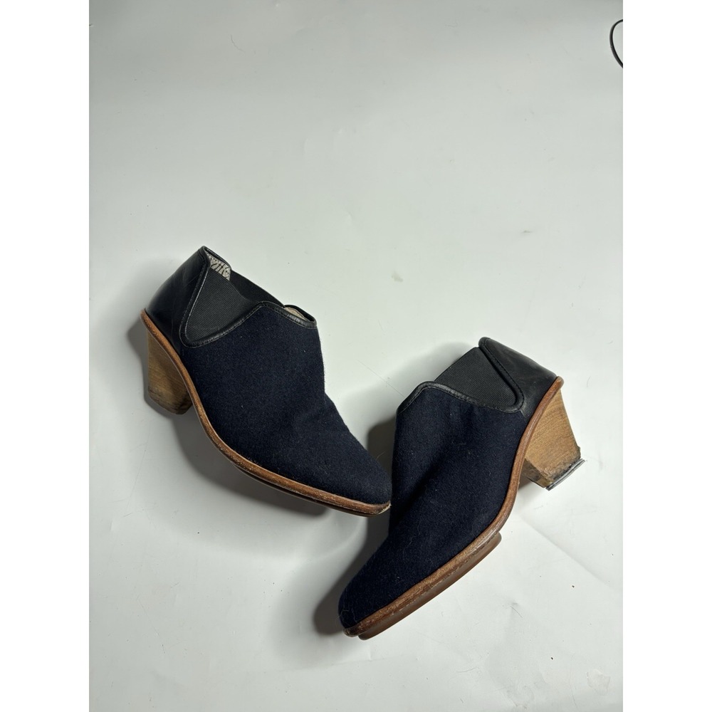 Matt Bernson Boots Womens 8M Leather Wool Ankle Booties Timeless Old Money SEE